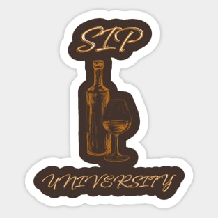 Sip University Sticker